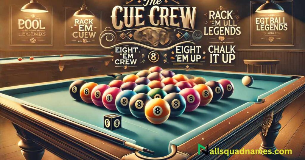 Classic Pool Team Names