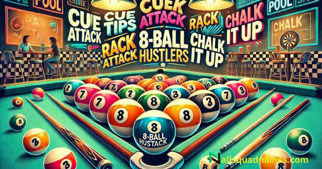 Clever Pool Team Names