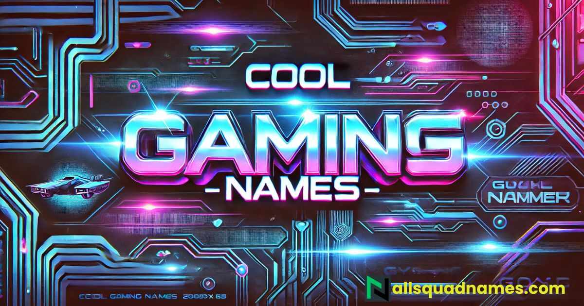 Cool Gaming Names