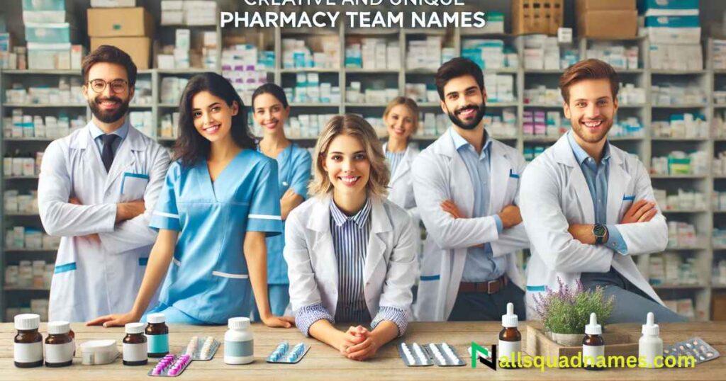 Creative and Unique Pharmacy Team Names