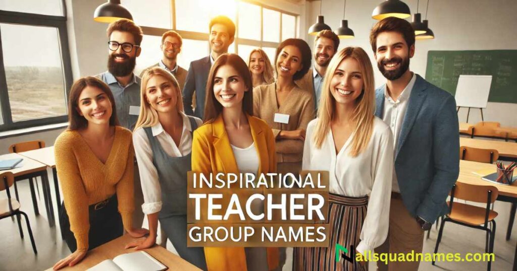 Inspirational Teacher Group Names