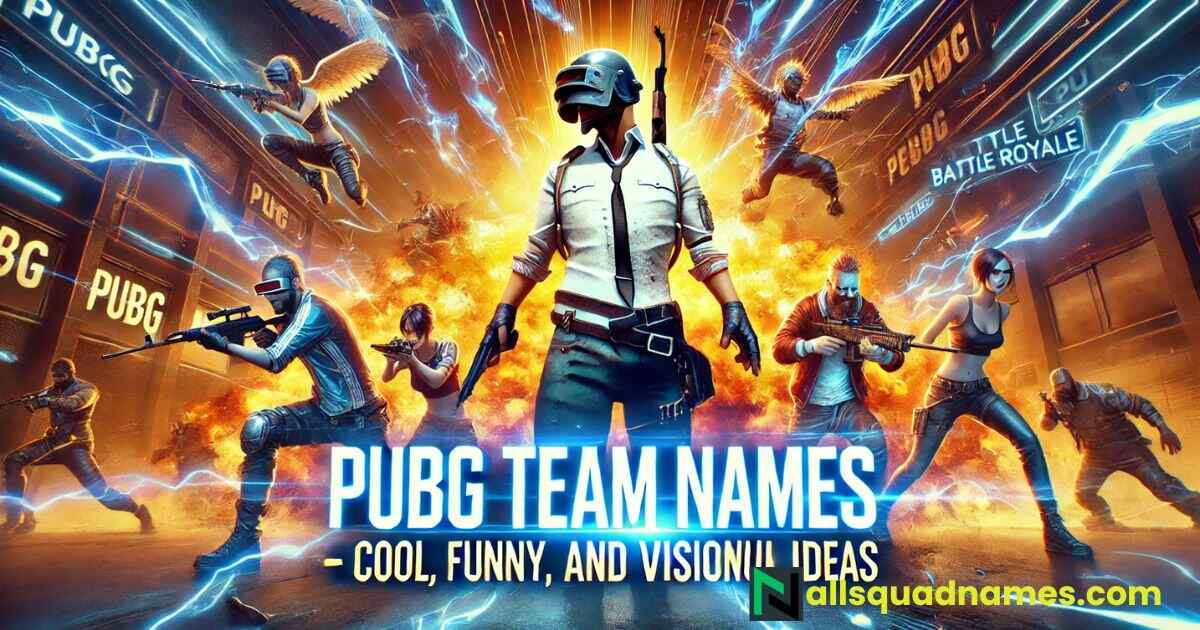 PUBG Team Names