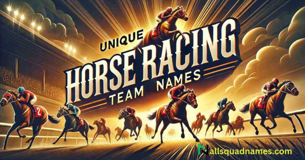 Unique Horse Racing Team Names