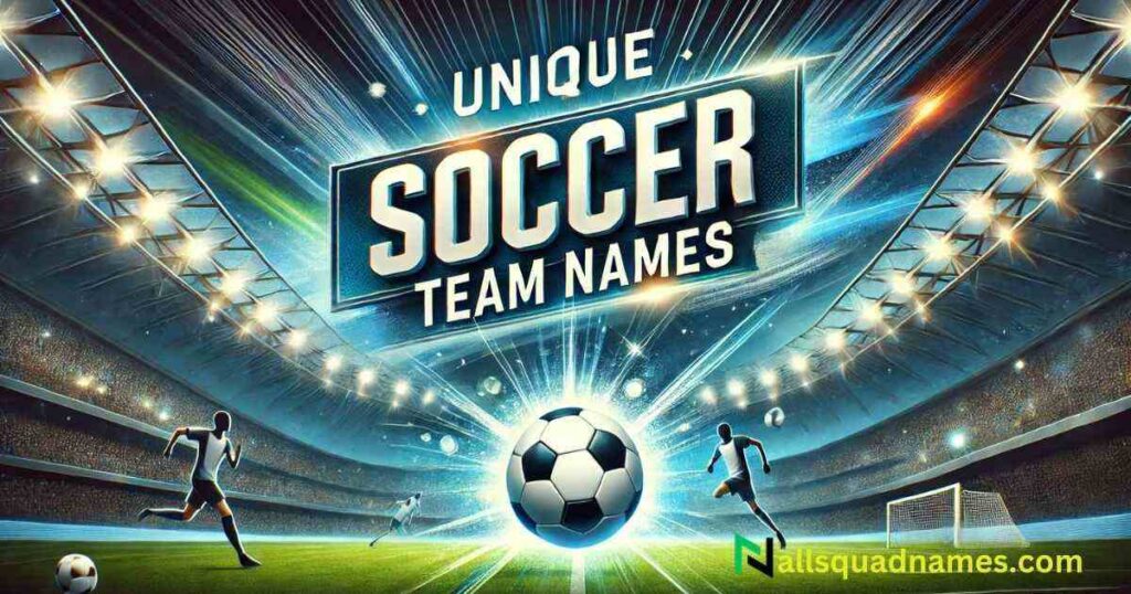 Unique Soccer Team Names