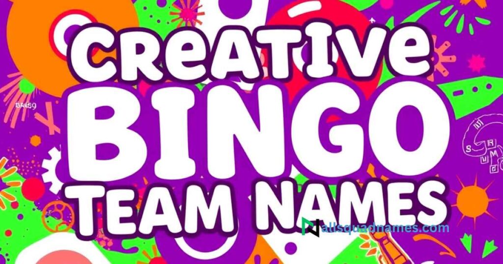 Creative Bingo Team Names