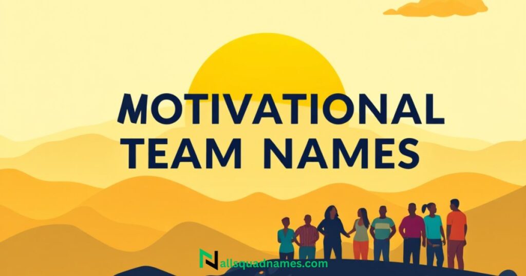 Motivational Leadership Team Names