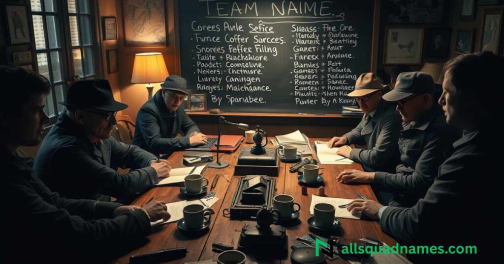 Mysterious Detective Team Names